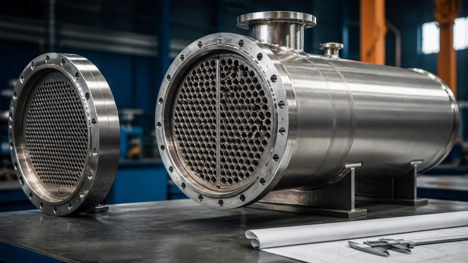 Industrial heat exchanger components for design review