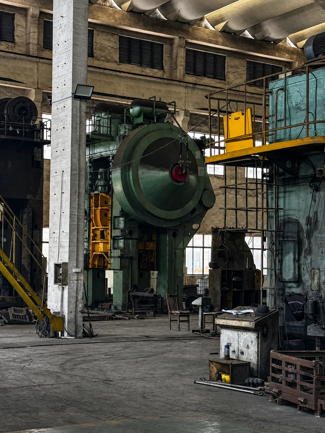 6000-ton hot die forging press at a NOKX manufacturing site