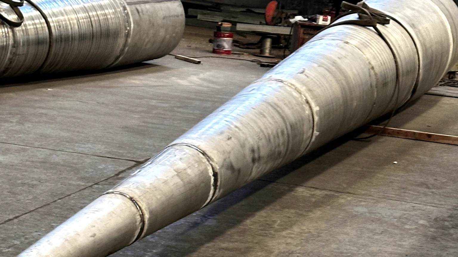 Real stainless steel prefabricated welded assembly in the NOKX workshop